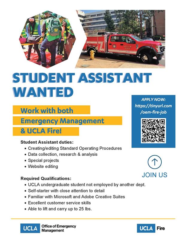 oem fire student position flyer