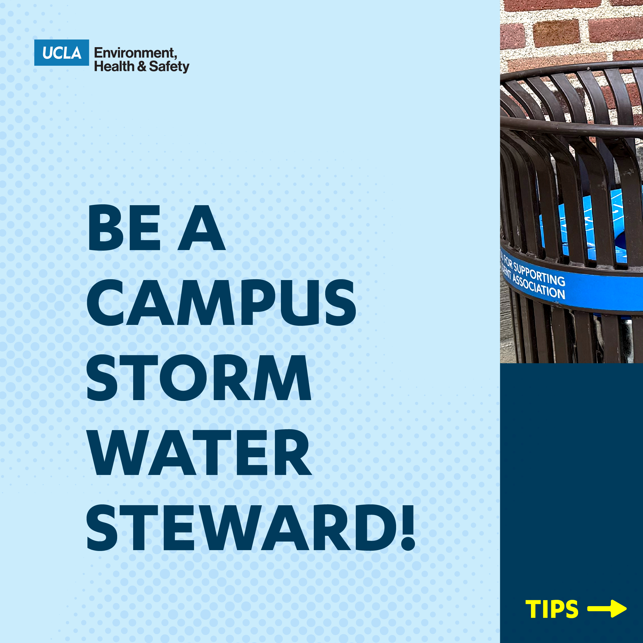 Be a Campus Storm Water Steward 1
