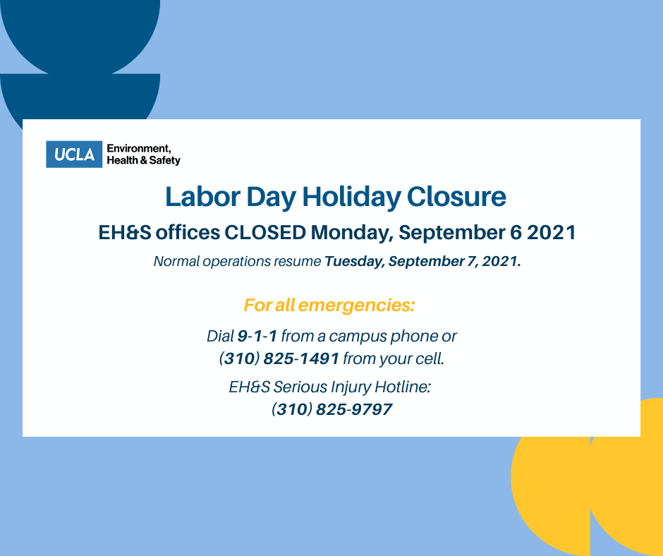 Labor Day Closure