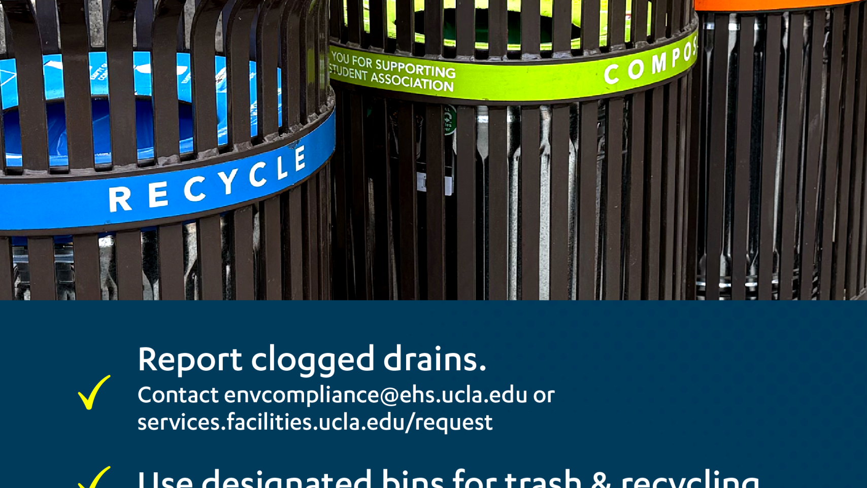 Be a Campus Storm Water Steward
