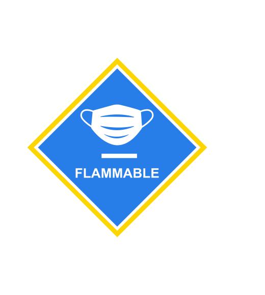 mask flammable 