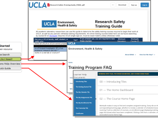 Overview of the Getting Started with buttons to links provided below.
