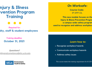 IIPP Training Advertisement
