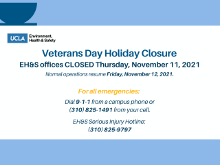 Veterans Day Closure